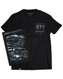 Phil's GT1 V12 Lambo Murcielago (Limited Edition) - Black T-Shirt 