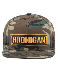 Hoonigan Censor Bar Camo Snapback Cap