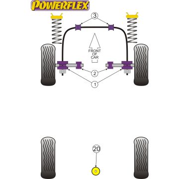 Powerflex Bushes for Audi V8 Type 44 & 4C (10/88-11/93)