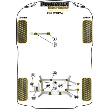 Powerflex Bushes for Audi A6 / S6 / RS6 (2011 - ) RS6 (2012 - )