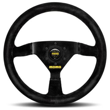 MOMO S/W MOD. 69 - BLACK SUEDE Ø350mm Track Steering Wheel