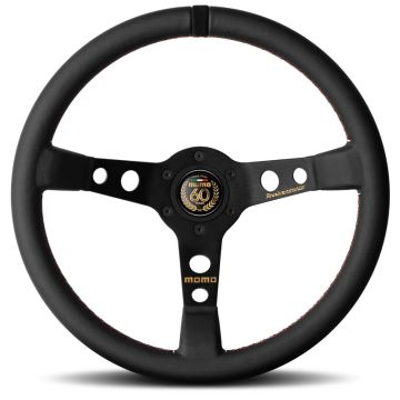 MOMO Mod. 07 - 60th Anniversario Ltd Edition Steering Wheel 350mm - Black Leather