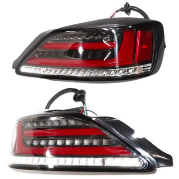 Nissan S15 Silvia (99-02) Sequential LED Black Tail Lights (Pair)